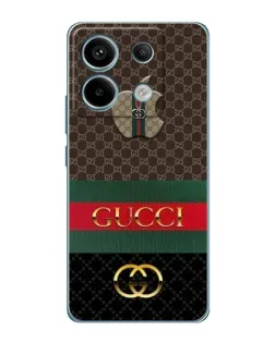 Чехол для Xiaomi Redmi Note 13 Pro с картинкой «Gucci — брендированный десерт»