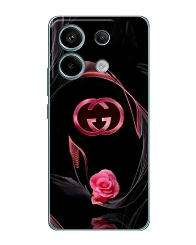 Чехол для Xiaomi Redmi Note 13 Pro с картинкой «Gucci — неоновая роза»