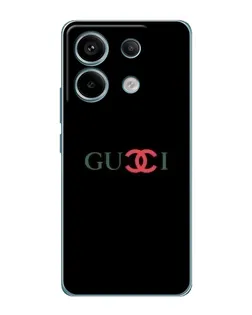 Чехол для Xiaomi Redmi Note 13 Pro с картинкой «Gucci — красный градиент»