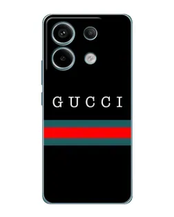 Чехол для Xiaomi Redmi Note 13 Pro с картинкой «Gucci — красный пояс»