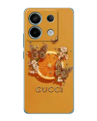 Чохол для Xiaomi Redmi Note 13 Pro з картинкою «Gucci — золоті метелики» Чохол для Xiaomi Redmi Note 13 Pro з картинкою «Gucci — золоті метелики»