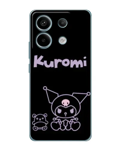 Чохол для Xiaomi Redmi Note 13 Pro з картинкою «Kuromi — чорний мінімалізм» Чохол для Xiaomi Redmi Note 13 Pro з картинкою «Kuromi — чорний мінімалізм»