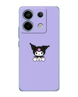 Чохол для Xiaomi Redmi Note 13 Pro з картинкою «Kuromi — фіолетовий мінімалізм»