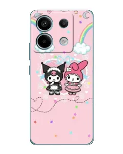 Чохол для Xiaomi Redmi Note 13 Pro з картинкою «My Melody та Kuromi»
