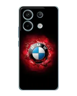 Чехол для Xiaomi Redmi Note 13 Pro с картинкой «Логотип BMW — вспышка»