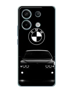Чехол для Xiaomi Redmi Note 13 Pro с картинкой «BMW — взгляд из темноты»