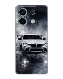 Чехол для Xiaomi Redmi Note 13 Pro с картинкой «BMW сквозь туман»
