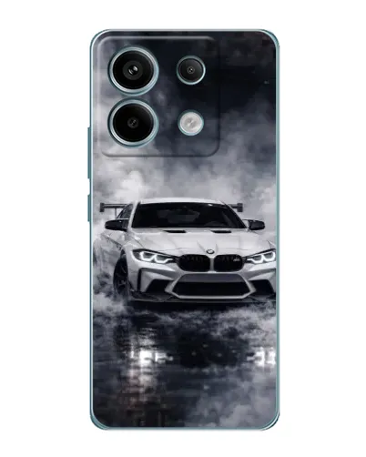 Чехол для Xiaomi Redmi Note 13 Pro с картинкой «BMW сквозь туман» Чехол для Xiaomi Redmi Note 13 Pro с картинкой «BMW сквозь туман»