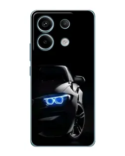 Чехол для Xiaomi Redmi Note 13 Pro с картинкой «BMW — ночной взгляд»