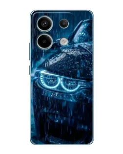 Чехол для Xiaomi Redmi Note 13 Pro с картинкой «BMW под дождем»