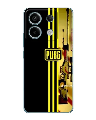 Чехол для Xiaomi Redmi Note 13 Pro с картинкой «PUBG — камуфляжный шлем»