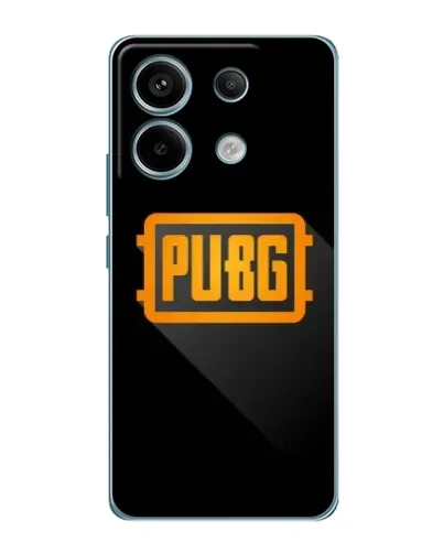 Чехол для Xiaomi Redmi Note 13 Pro с картинкой «PUBG — рамка лого»