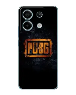 Чехол для Xiaomi Redmi Note 13 Pro с картинкой «PUBG — золотой логотип»