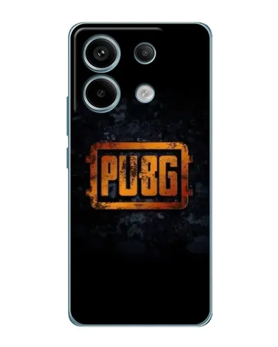 Чехол для Xiaomi Redmi Note 13 Pro с картинкой «PUBG — золотой логотип»