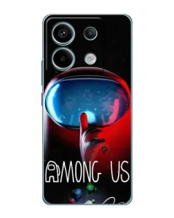 Чохол для Xiaomi Redmi Note 13 Pro з картинкою «Червоний імпостер — макро» Чохол для Xiaomi Redmi Note 13 Pro з картинкою «Червоний імпостер — макро»