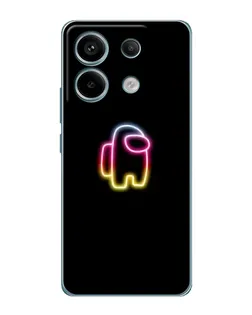 Чохол для Xiaomi Redmi Note 13 Pro з картинкою «Among Us градієнт»
