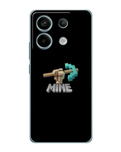 Чехол для Xiaomi Redmi Note 13 Pro с картинкой «Алмазная кирка» Чехол для Xiaomi Redmi Note 13 Pro с картинкой «Алмазная кирка»