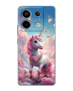 Чехол для Xiaomi Redmi Note 13 Pro с картинкой «Единорог среди облаков»