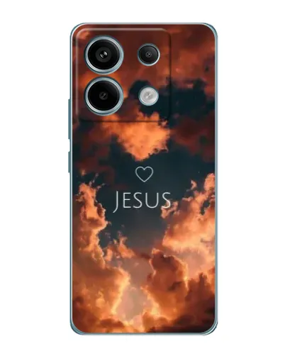 Чехол для Xiaomi Redmi Note 13 Pro с картинкой «Сияние Имени Jesus»