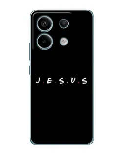 Чехол для Xiaomi Redmi Note 13 Pro с картинкой «Точки веры J.E.S.U.S.»