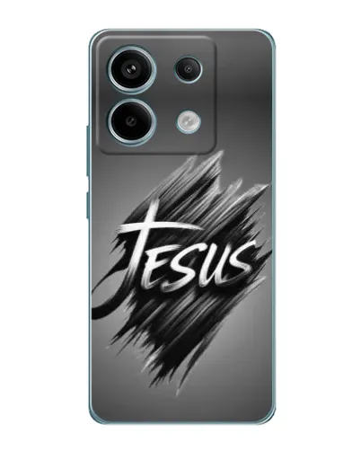 Чехол для Xiaomi Redmi Note 13 Pro с картинкой «Надпись Jesus Graffiti»