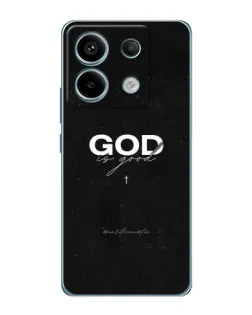 Чехол для Xiaomi Redmi Note 13 Pro с картинкой «GOD — Бог над всем»