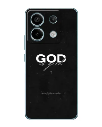 Чехол для Xiaomi Redmi Note 13 Pro с картинкой «GOD — Бог над всем»