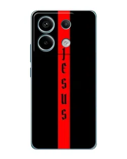 Чехол для Xiaomi Redmi Note 13 Pro с картинкой «Красная линия веры»