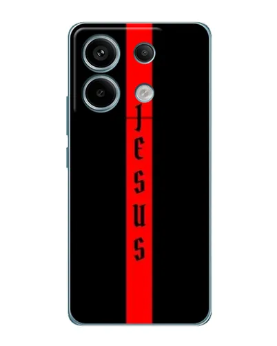 Чехол для Xiaomi Redmi Note 13 Pro с картинкой «Красная линия веры»