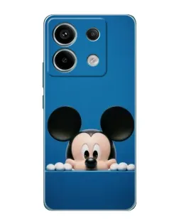 Чехол для Xiaomi Redmi Note 13 Pro с картинкой «Микки выглядывает»