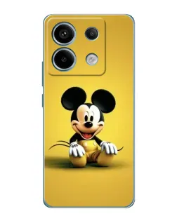 Чехол для Xiaomi Redmi Note 13 Pro с картинкой «Микки на желтом»