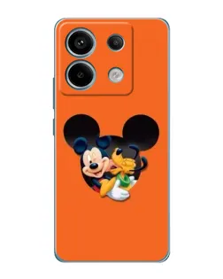 Чехол для Xiaomi Redmi Note 13 Pro с картинкой «Сердце Микки Минни»
