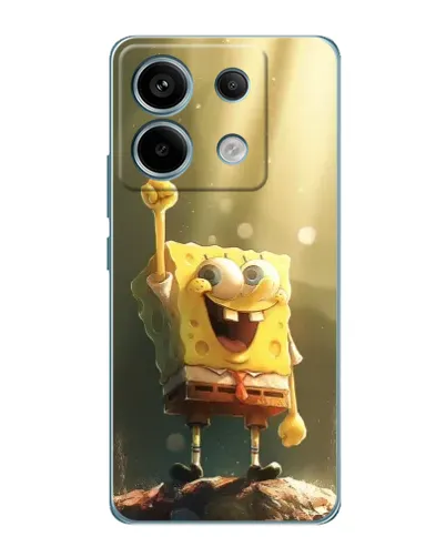 Чехол для Xiaomi Redmi Note 13 Pro с картинкой «Сияющий Спанч Боб» Чехол для Xiaomi Redmi Note 13 Pro с картинкой «Сияющий Спанч Боб»