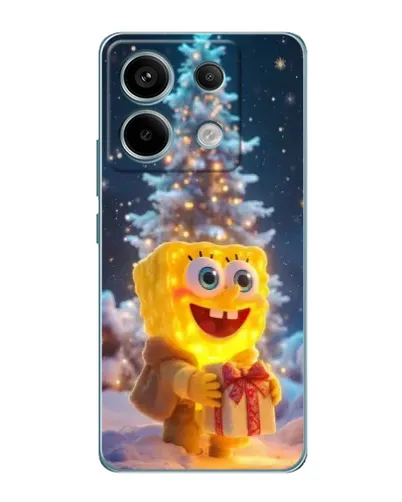 Чехол для Xiaomi Redmi Note 13 Pro с картинкой «Рождественский Спанч Боб» Чехол для Xiaomi Redmi Note 13 Pro с картинкой «Рождественский Спанч Боб»