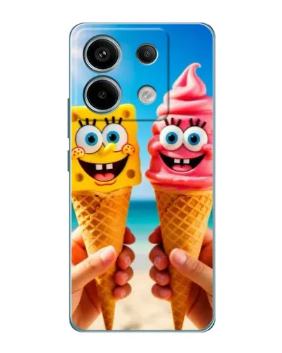 Чехол для Xiaomi Redmi Note 13 Pro с картинкой «Спанч Боб мороженое» Чехол для Xiaomi Redmi Note 13 Pro с картинкой «Спанч Боб мороженое»