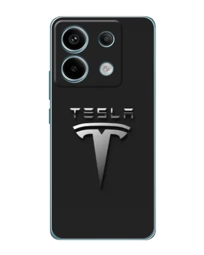 Чохол для Xiaomi Redmi Note 13 Pro з картинкою «Сталевий логотип Tesla» Чохол для Xiaomi Redmi Note 13 Pro з картинкою «Сталевий логотип Tesla»