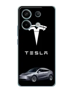 Чохол для Xiaomi Redmi Note 13 Pro з картинкою «Tesla Model Y»