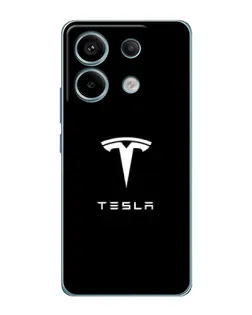 Чохол для Xiaomi Redmi Note 13 Pro з картинкою «Tesla White Logo»