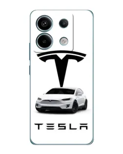 Чохол для Xiaomi Redmi Note 13 Pro з картинкою «Tesla White Style»