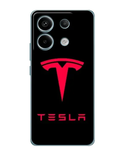 Чохол для Xiaomi Redmi Note 13 Pro з картинкою «Tesla Red Logo» Чохол для Xiaomi Redmi Note 13 Pro з картинкою «Tesla Red Logo»