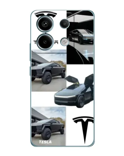 Чохол для Xiaomi Redmi Note 13 Pro з картинкою «Колаж Cybertruck Tesla» Чохол для Xiaomi Redmi Note 13 Pro з картинкою «Колаж Cybertruck Tesla»