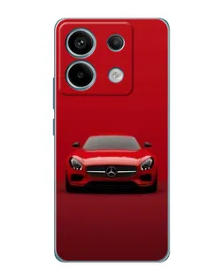 Чехол для Xiaomi Redmi Note 13 Pro с картинкой «Красный Mercedes AMG»