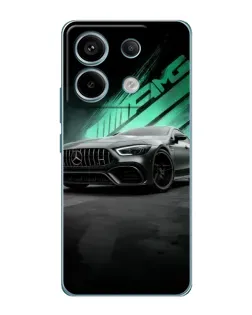 Чехол для Xiaomi Redmi Note 13 Pro с картинкой «Темный Mercedes AMG»