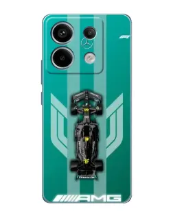 Чехол для Xiaomi Redmi Note 13 Pro с картинкой «Mercedes AMG Petronas»