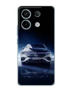 Чехол для Xiaomi Redmi Note 13 Pro с картинкой «Ночной Mercedes EQ»