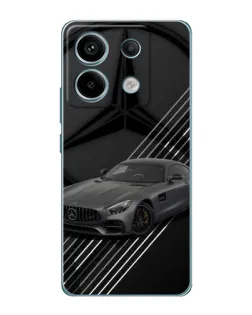Чехол для Xiaomi Redmi Note 13 Pro с картинкой «Mercedes AMG — графика»