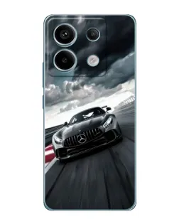 Чехол для Xiaomi Redmi Note 13 Pro с картинкой «Гоночный Mercedes AMG»