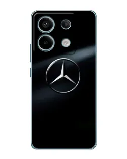 Чехол для Xiaomi Redmi Note 13 Pro с картинкой «Mercedes на металле»