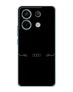 Чохол для Xiaomi Redmi Note 13 Pro з картинкою «Audi — світловий підпис» Чохол для Xiaomi Redmi Note 13 Pro з картинкою «Audi — світловий підпис»