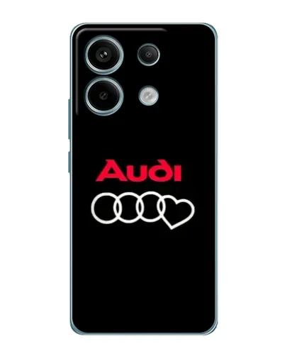 Чохол для Xiaomi Redmi Note 13 Pro з картинкою «Логотип Audi Heart»